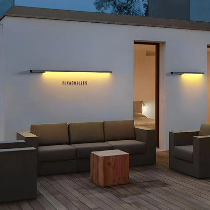 Solar Waterproof Outdoor Long Light Strip LED Exterior Wall Lights - Flare Shack