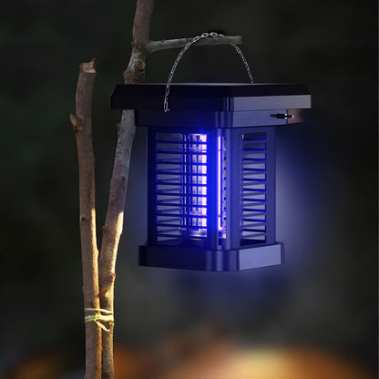 Solar Waterproof Outdoor Mosquito Bug Zapper Killer LED Hanging Lantern Lights