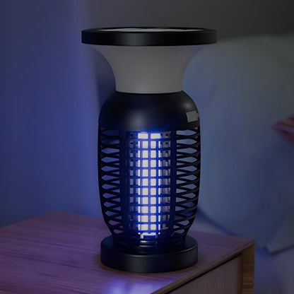 Solar Waterproof Outdoor Mosquito Bug Zapper Killer LED Hanging Lantern Lights