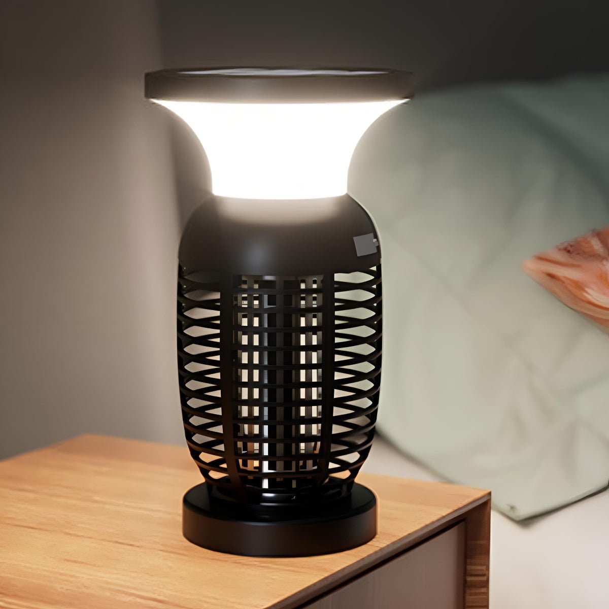 Solar Waterproof Outdoor Mosquito Bug Zapper Killer LED Hanging Lantern Lights