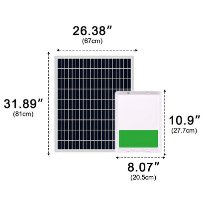 Solar Waterproof Outdoor Recessed LED Linear Light DIY 33ft - Flare Shack