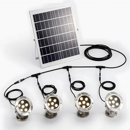 Solar Waterproof Outdoor  Submersible Spot Lights Underwater