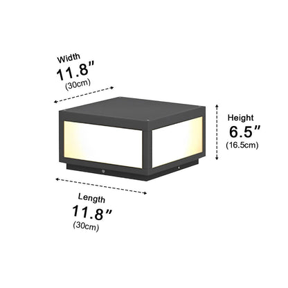 Modern Waterproof LED Fence Outdoor Post Cap Light