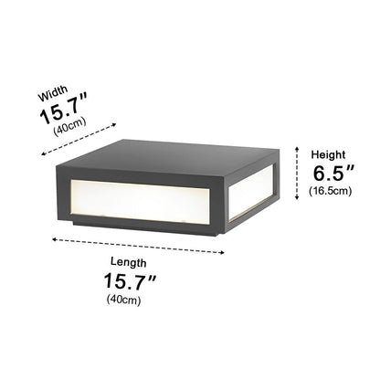 Modern Waterproof LED Fence Outdoor Post Cap Light