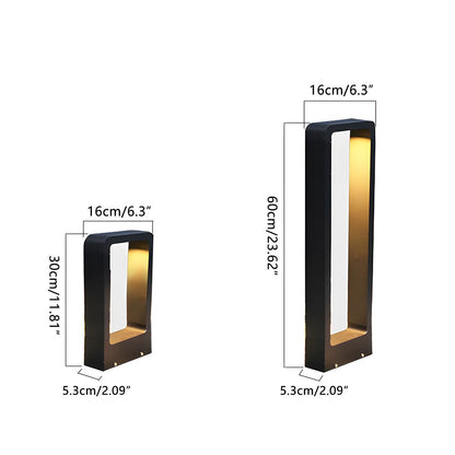 Waterproof Rectangular Frame LED Outdoor Landscape Lighting