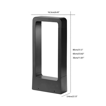 Waterproof Rectangular Frame LED Outdoor Landscape Lighting