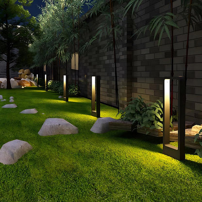Solar Waterproof Rectangular Frame LED Outdoor Landscape Lighting - Flare Shack