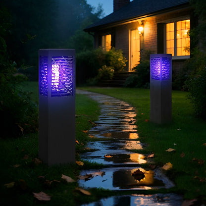 Solar Waterproof Rectangular LED Outdoor Mosquito Bug Zapper Killer Lawn Lights - Flare Shack