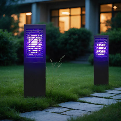 Solar Waterproof Rectangular LED Outdoor Mosquito Bug Zapper Killer Lawn Lights - Flare Shack