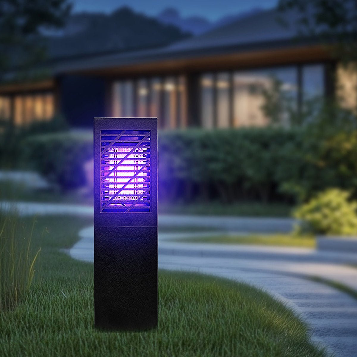 Solar Waterproof Rectangular LED Outdoor Mosquito Bug Zapper Killer Lawn Lights - Flare Shack
