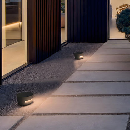 Solar Waterproof Round LED Outdoor Landscape Lighting - Flare Shack