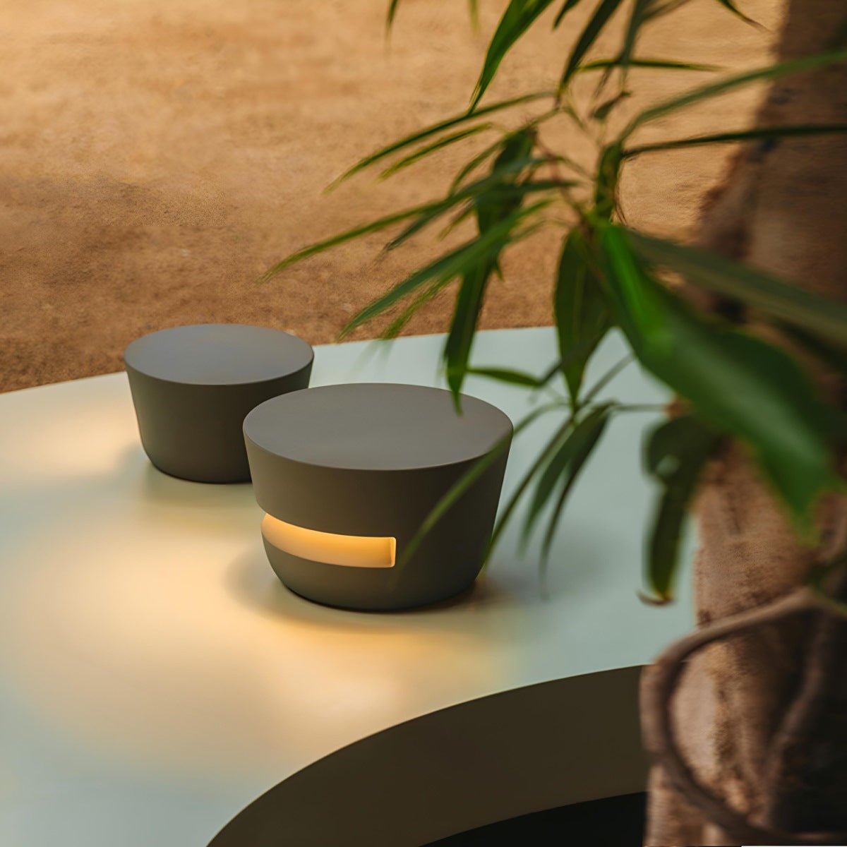 Solar Waterproof Round LED Outdoor Landscape Lighting - Flare Shack