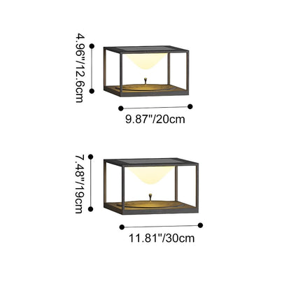 Waterproof Square Dripping LED Outdoor Post Lights