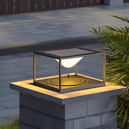 Solar Waterproof Square Dripping LED Outdoor Post Lights - Flare Shack