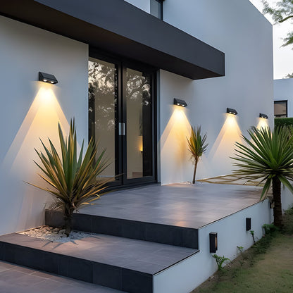 Solar Waterproof Up and Down LED Outdoor Wall Sconces - Flare Shack