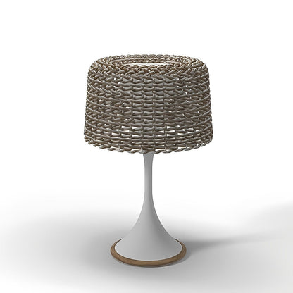 Waterproof Weave Shade LED Outdoor Floor Lamp