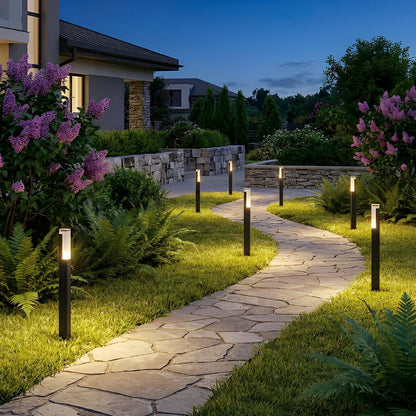Square Column Modern LED Outdoor Pathway Lights - Flare Shack