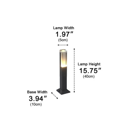 Square Column Modern LED Outdoor Pathway Lights