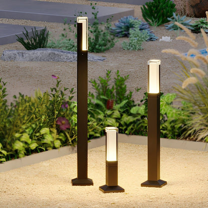 Square Column Modern LED Outdoor Pathway Lights - Flare Shack