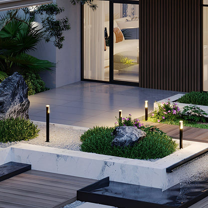Square Column Modern LED Outdoor Pathway Lights - Flare Shack
