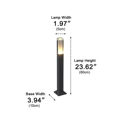 Square Column Modern LED Outdoor Pathway Lights