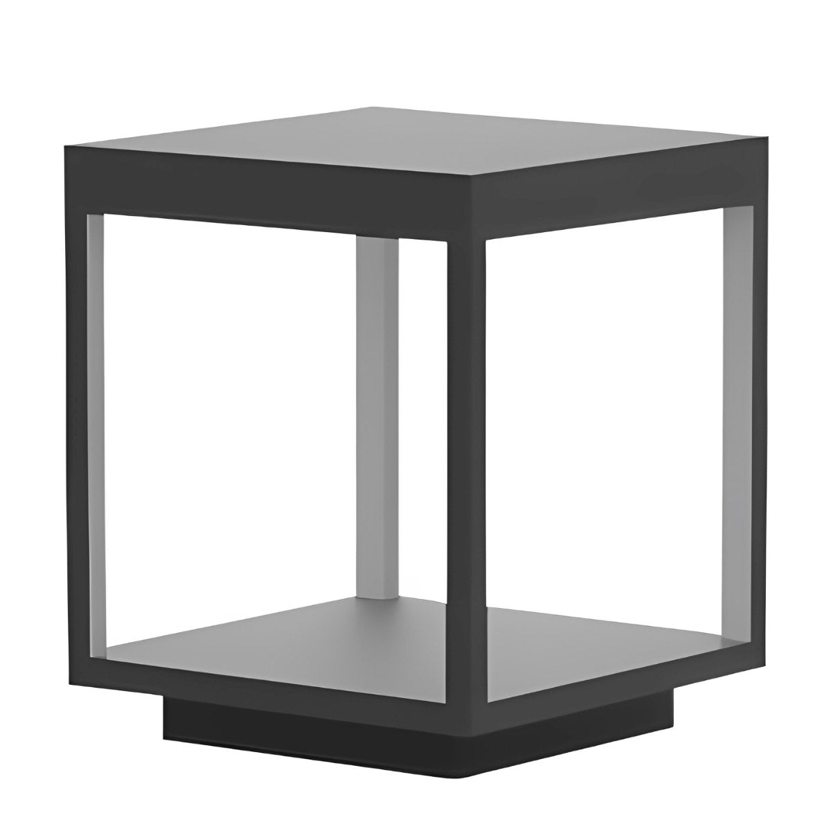 Square Hollow Frame Waterproof LED Courtyard Post Cap Light