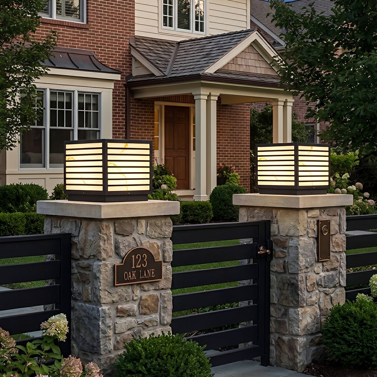 Square Waterproof LED Modern Outdoor Deck Post Lights - Flare Shack