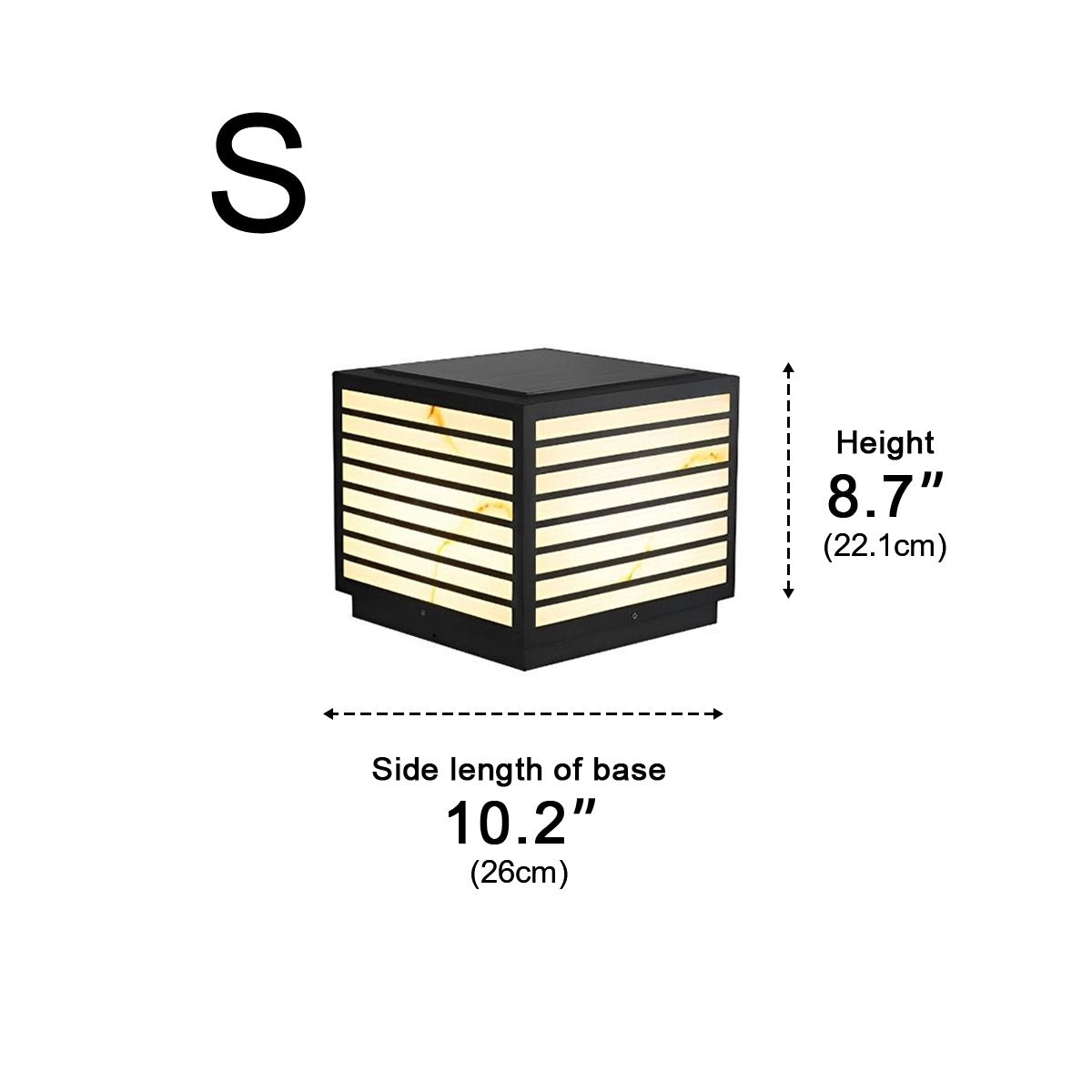 Square Waterproof LED Modern Outdoor Deck Post Lights