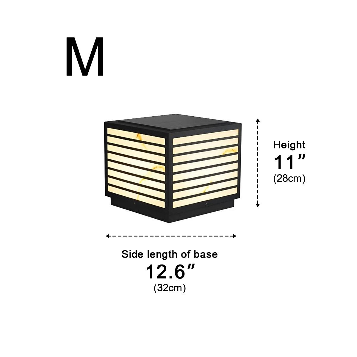 Square Waterproof LED Modern Outdoor Deck Post Lights