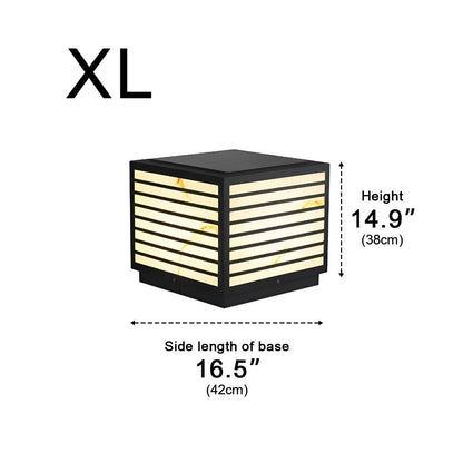 Square Waterproof LED Modern Outdoor Deck Post Lights