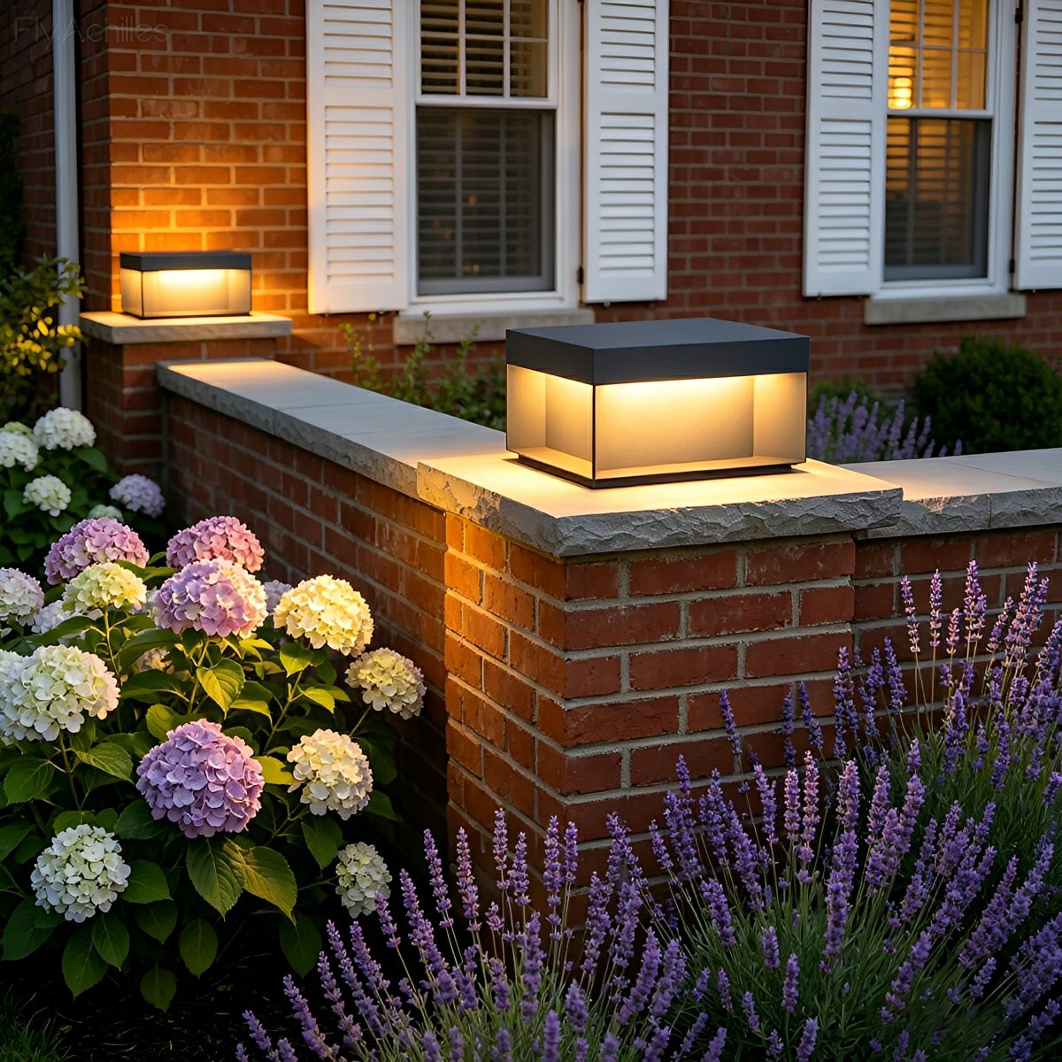 Square Waterproof LED Stainless Steel Fence Outdoor Post Cap Lights - Flare Shack