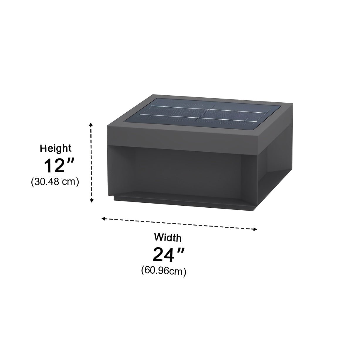 Square Waterproof LED Stainless Steel Fence Outdoor Post Cap Lights