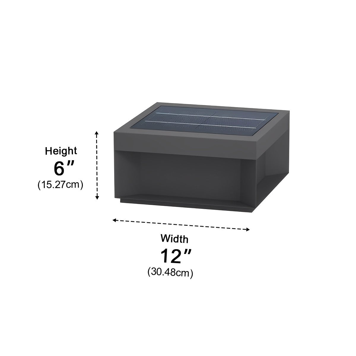 Square Waterproof LED Stainless Steel Post Lights Outdoor Fence Post Cap Lights