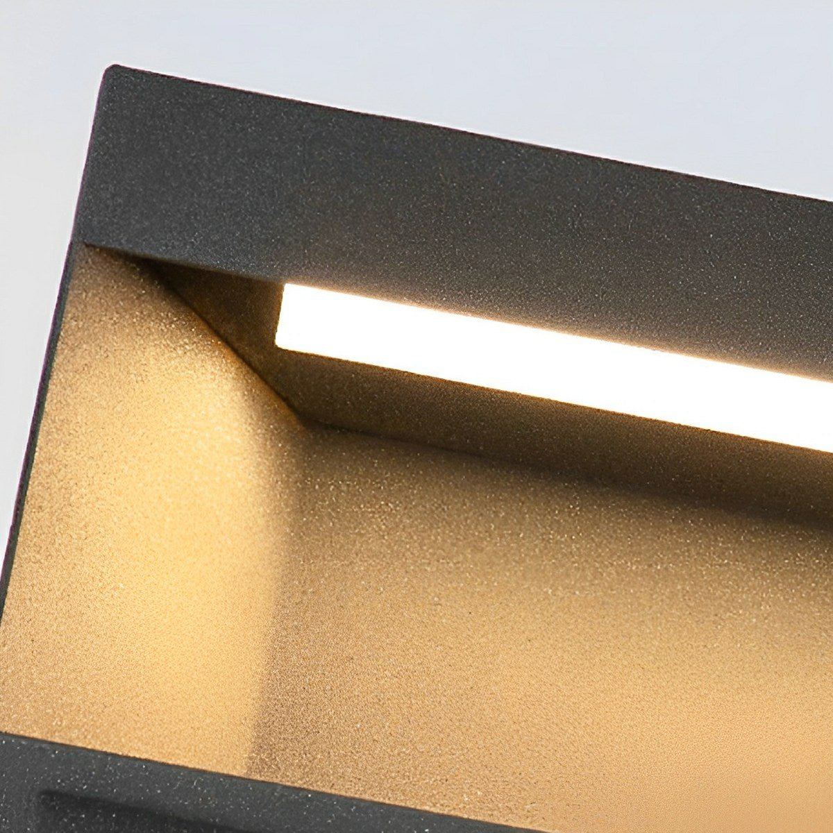 Square Waterproof LED Stainless Steel Post Lights Outdoor Fence Post Cap Lights