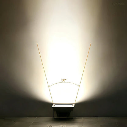 Square Waterproof Outdoor LED Spot Lights Building Exterior Light