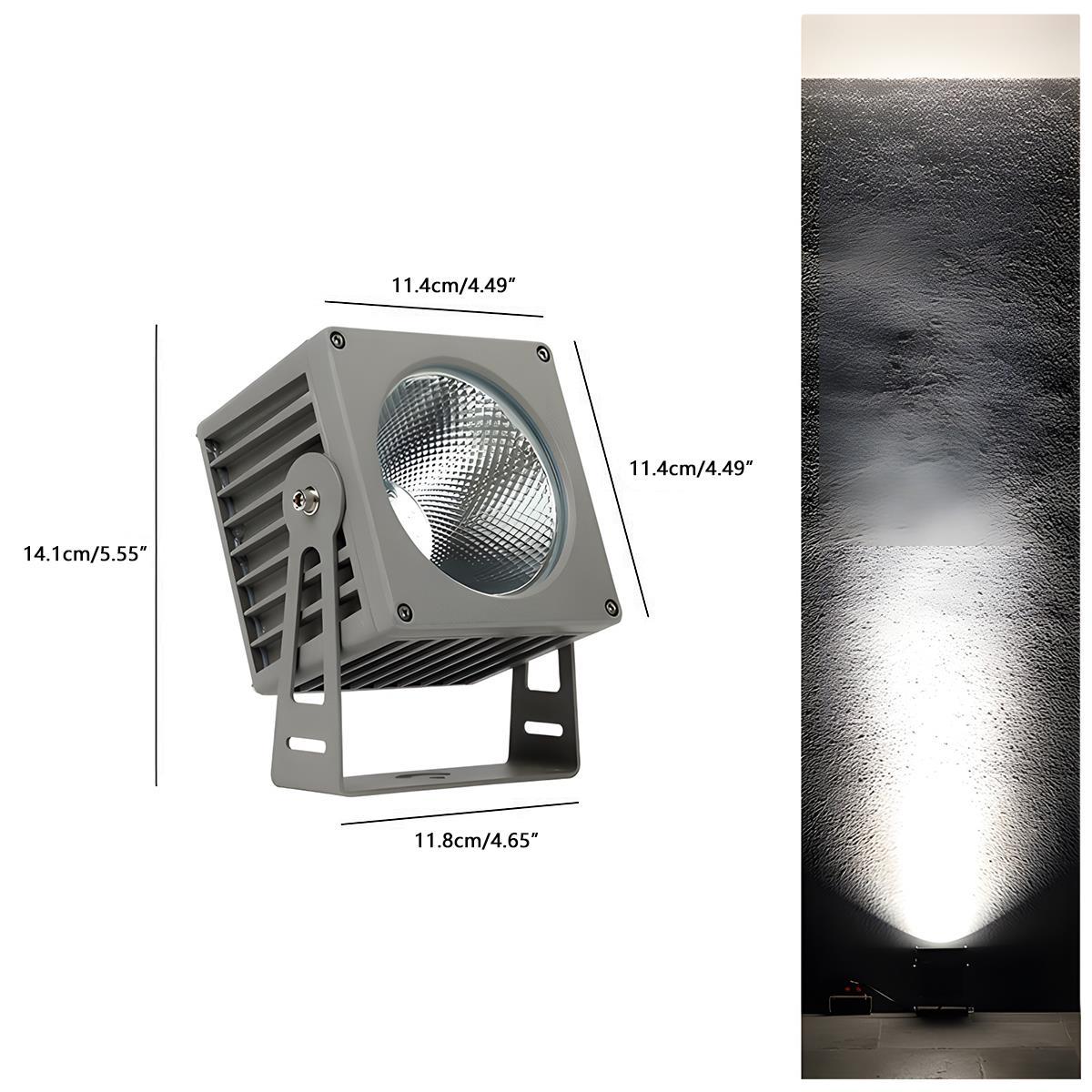Square Waterproof Outdoor LED Spot Lights Exterior Wall Washer Light - Flare Shack