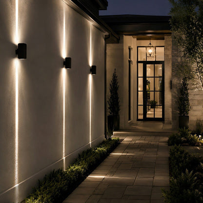 Square Waterproof Outdoor Up and Down LED Spot Lights Exterior Wall Washer Light