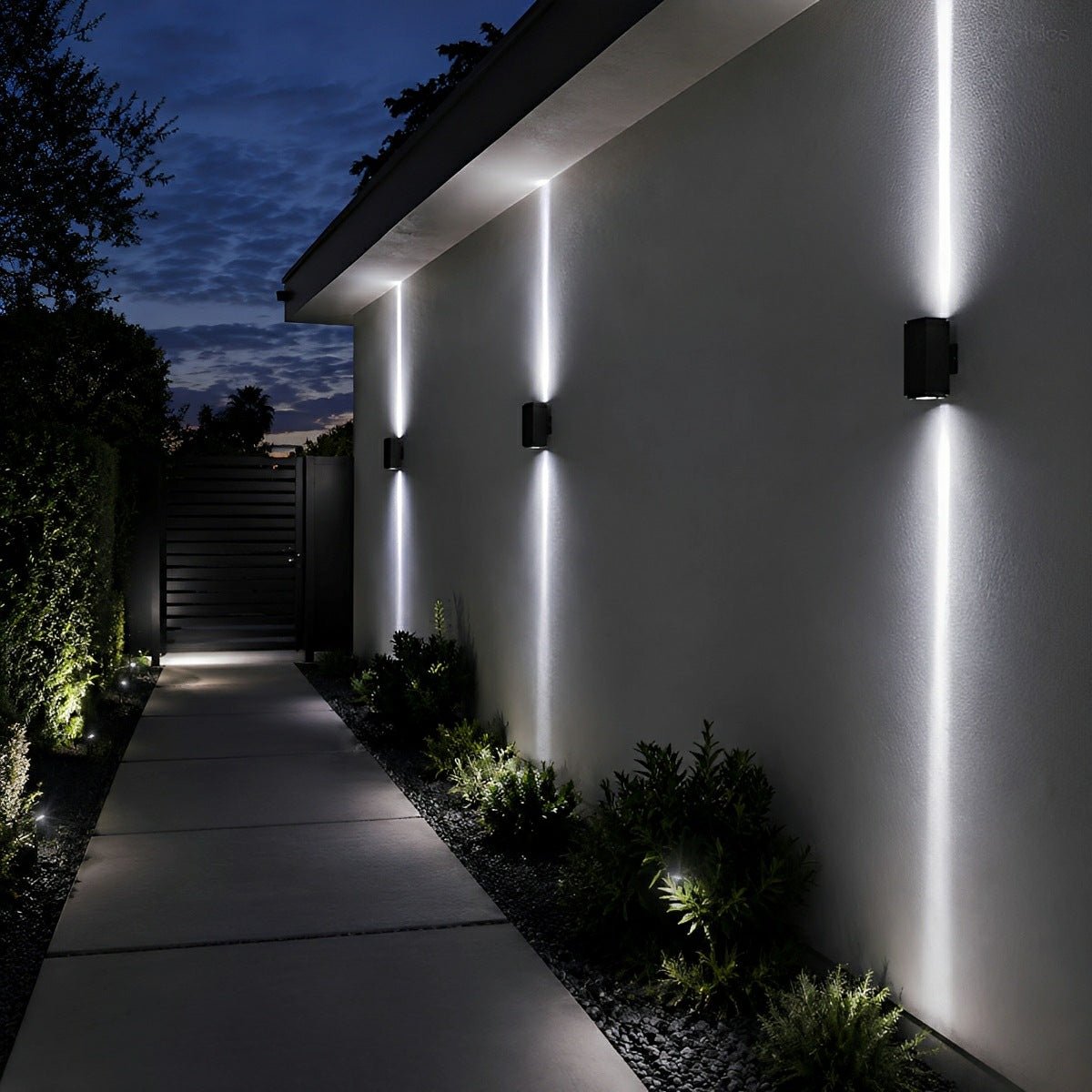 Square Waterproof Outdoor Up and Down LED Spot Lights Exterior Wall Washer Light - Flare Shack