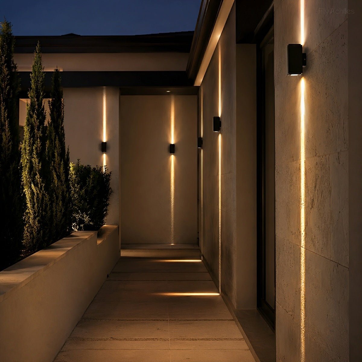 Square Waterproof Outdoor Up and Down LED Spot Lights Exterior Wall Washer Light