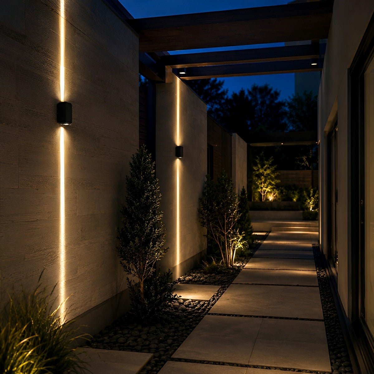 Square Waterproof Outdoor Up and Down LED Spot Lights Exterior Wall Washer Light