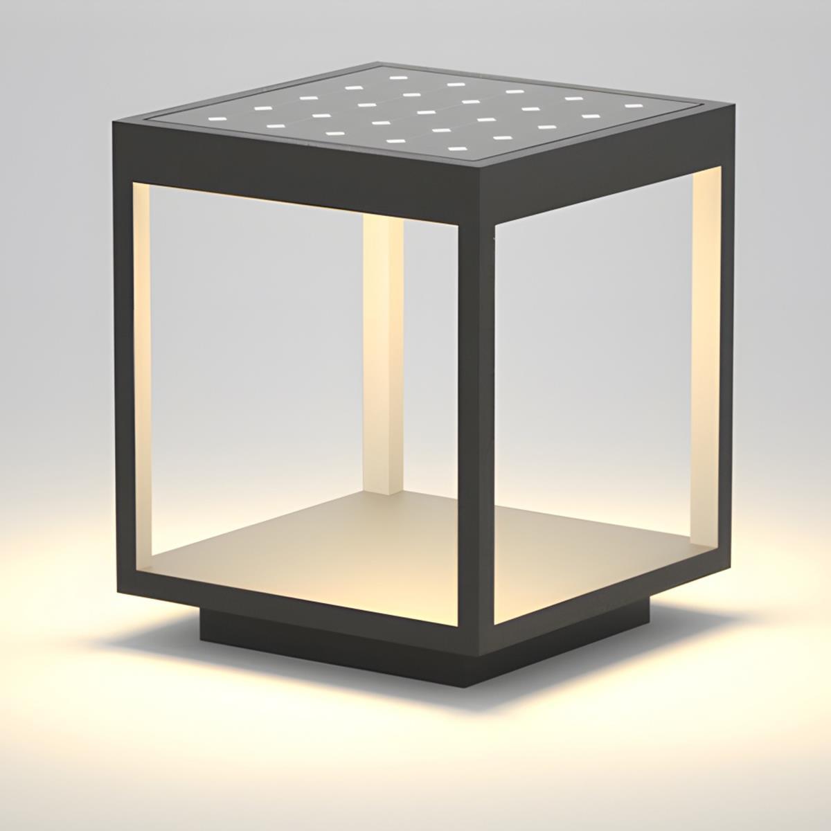 Stainless Steel Waterproof Square Hollow LED Outdoor Post Lights