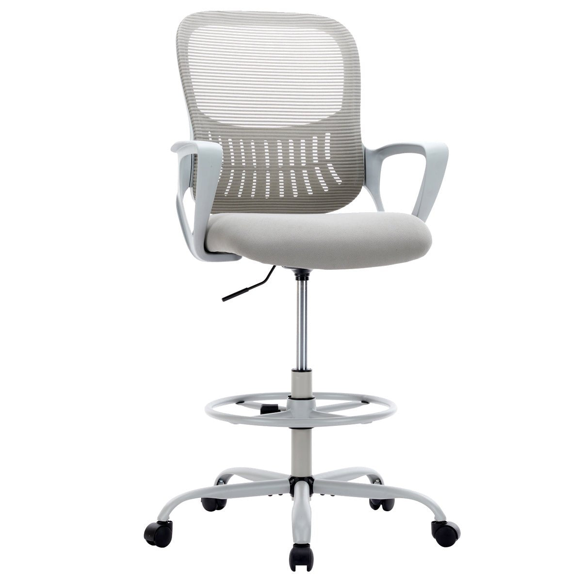 Tall 360 ° Rotatable Modern Ergonomic Office Chair with Armrest - Flare Shack