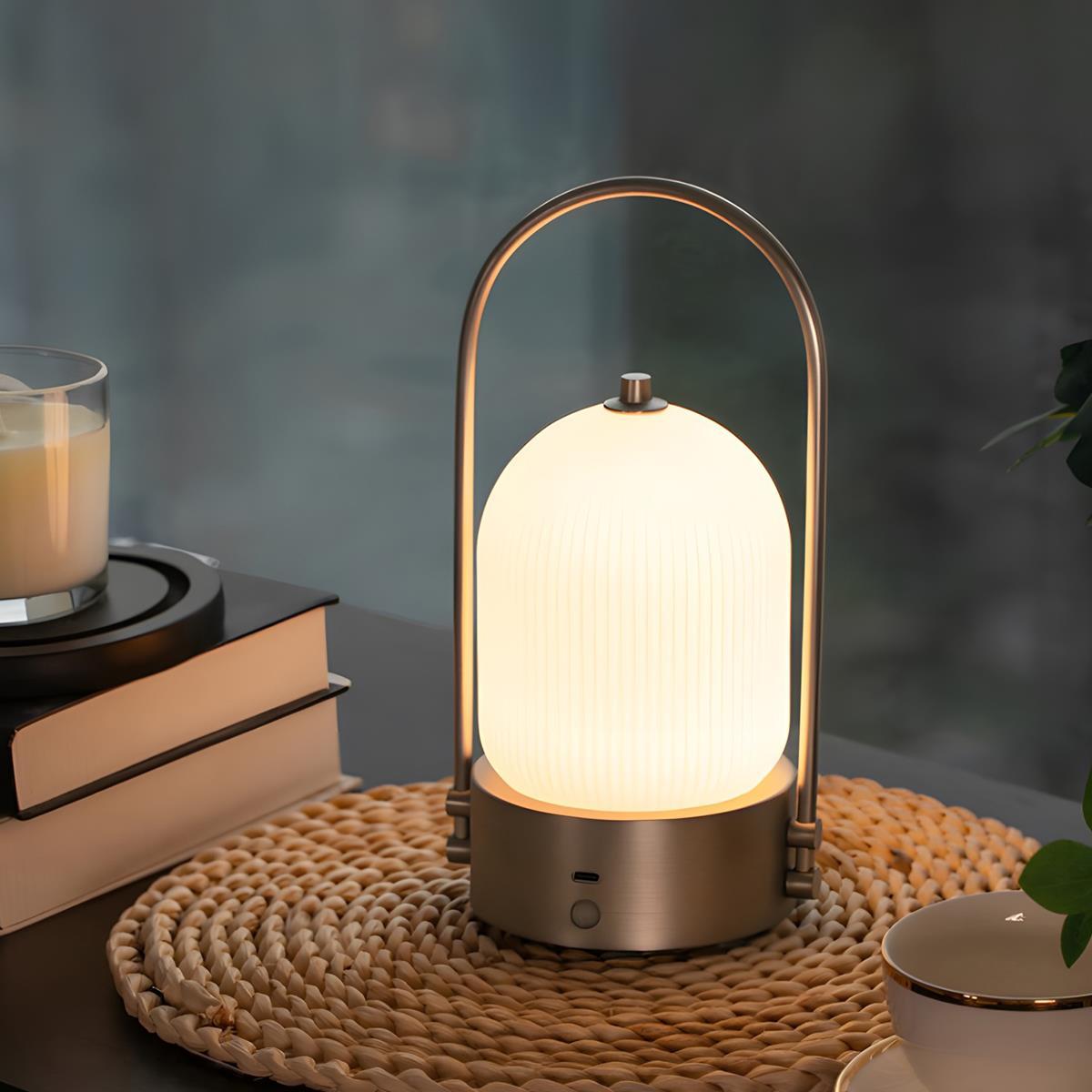 Touch Sensitive LED Dimmable Table Lamp Rechargeable - Flare Shack