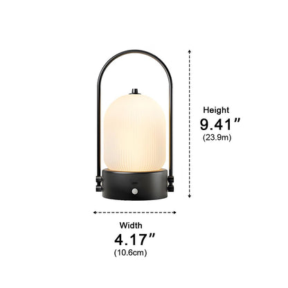 Touch Sensitive  LED Dimmable Table Lamp Rechargeable