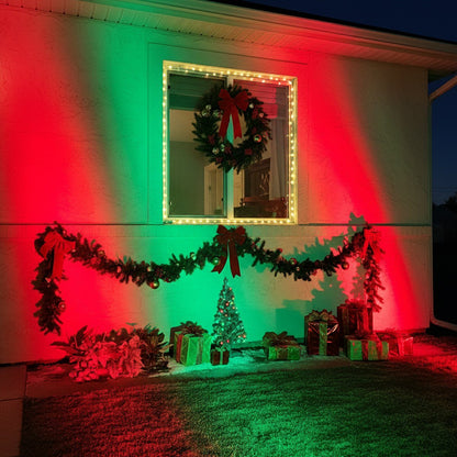 Color-changing Outdoor Waterproof RGB LED Spot Light Landscape Tree Lighting With Remote Control