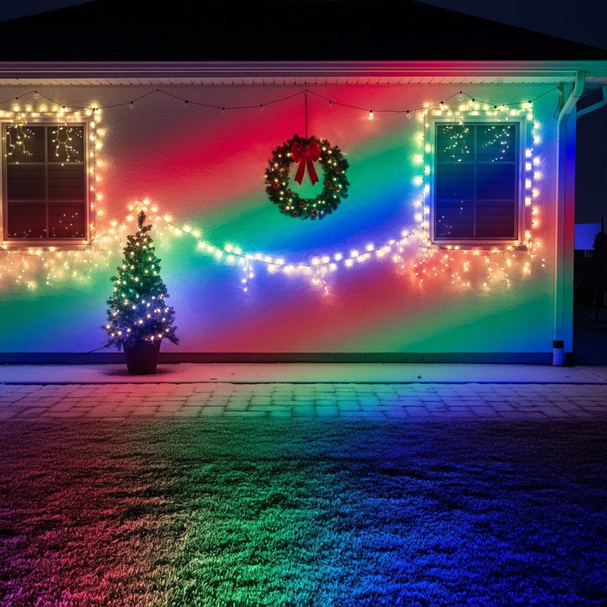 Tunable Outdoor Waterproof RGB LED Spot Light Landscape Tree Lighting With Remote Control - Flare Shack