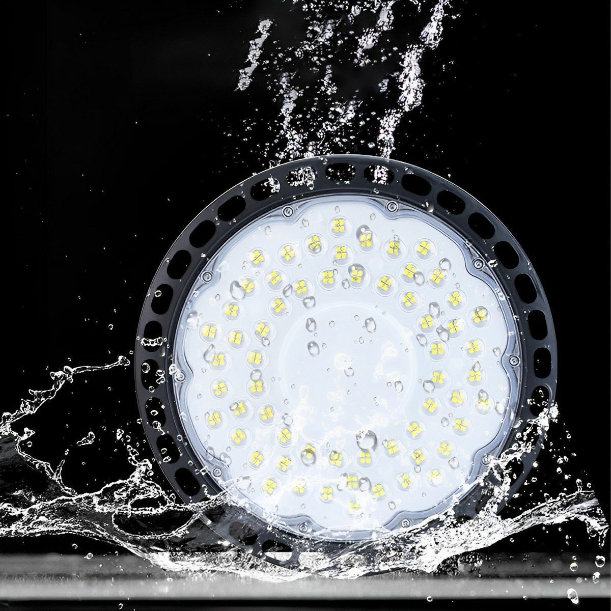 UFO Dish Greenhouse Garage Outdoor Waterproof LED Floodlight Barn Light