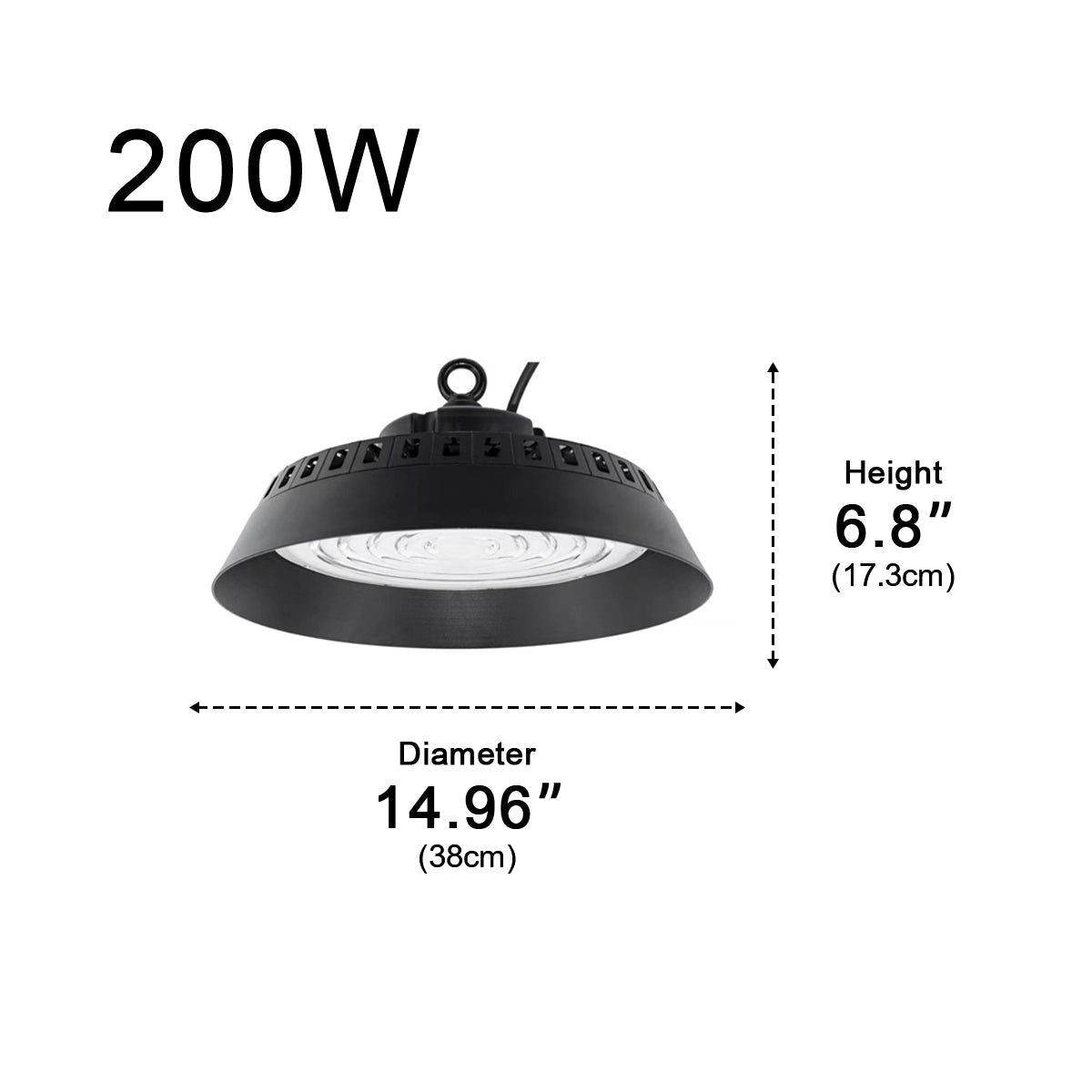 UFO Dish Outdoor Waterproof Super Bright High Power LED Floodlight Barn Light