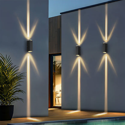 Up and Down LED Wall Light Outdoor Waterproof IP65 Interior Aluminum Corridor Stairs Lighting - Flare Shack