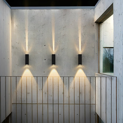 Up and Down LED Wall Light Outdoor Waterproof IP65 Interior Aluminum Corridor Stairs Lighting - Flare Shack